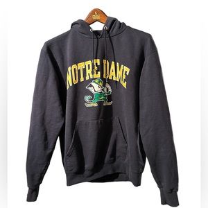 Champion Notre Dame Fighting Irish Hoodie Sweatshirt Men’s Medium Navy